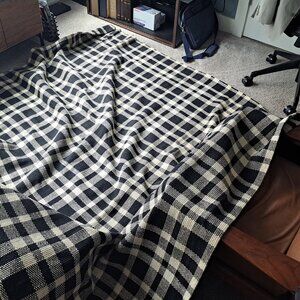 8ft x 8ft Rug  Mod. Farmhouse/ Scandi Tatersall dhurrie by Dash & Albert